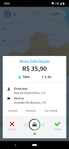 Baixar Fit Driver – Motorista: App Seguro e Rápido para Corridas - Screenshot 3