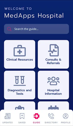 Download Med App Versão Recente – Seu Guia Hospitalar Moderno - Screenshot 1