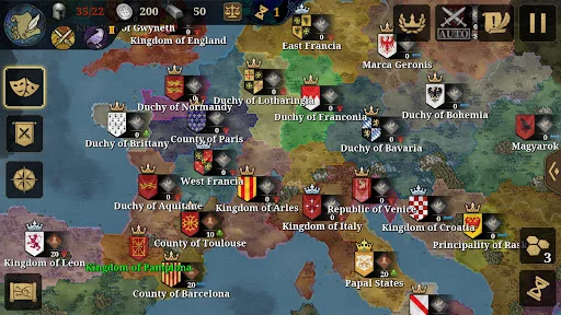 European War 7: Medieval – Estratégia Épica em Português - Screenshot 11