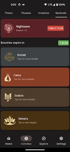 Cephalon Navis: O Melhor Hub para Warframe – Baixe Agora - Screenshot 6