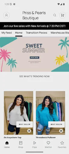 Baixar Priss & Pearls Boutique – Moda Feminina Exclusiva - Screenshot 1