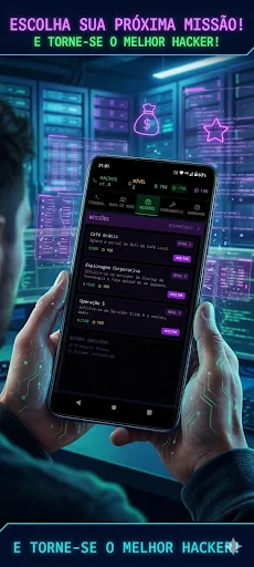 Download HackOs: Hacker Simulator – Melhores Desafios Digitais - Screenshot 3