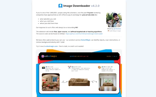 Image Downloader: Baixe Fotos em Massa no Chrome – Grátis - Screenshot 5