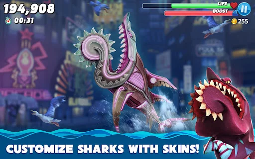 Baixar Hungry Shark World: O Melhor Jogo de Tubarão Grátis - Screenshot 9