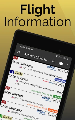 Christchurch Airport Flights: Acompanhe Voos em Tempo Real - Screenshot 7
