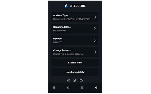 Litescribe Wallet: A Carteira LTC Ordinals para Litecoin - Screenshot 4