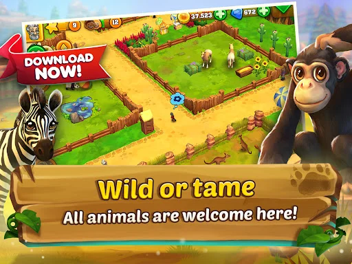 Baixe Zoo 2: Animal Park – O Melhor Simulador de Zoológico Online - Screenshot 13