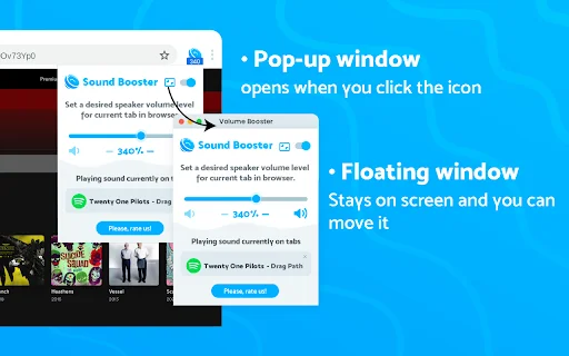 Sound Booster: Aumente o Volume do Navegador em até 600% - Screenshot 5