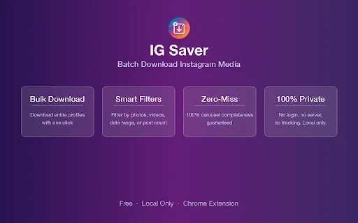 IG Saver 2026: Baixe Fotos, Vídeos e Reels do Instagram Grátis - Screenshot 5