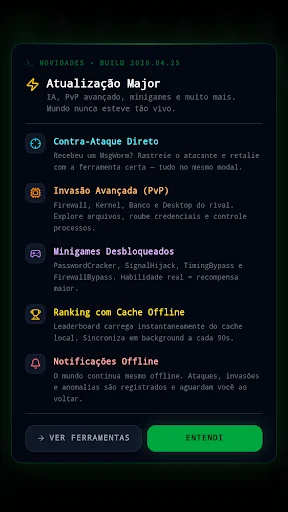Download HackOs: Hacker Simulator – Melhores Desafios Digitais - Screenshot 1