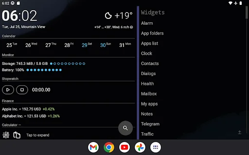 Download AIO Launcher: Personalização Extrema para Android - Screenshot 12
