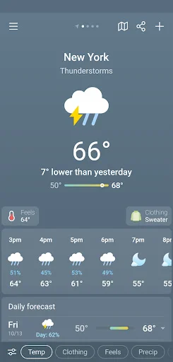Weather & Clima – Baixe o Melhor App de Previsão do Tempo - Screenshot 10
