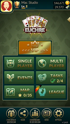 Baixar Euchre Ultimate: Jogue Cartas Online com Amigos e Bots - Screenshot 22