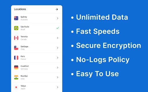 Free VPN Proxy 1VPN: Navegação Segura e Rápida – Download Grátis - Screenshot 2