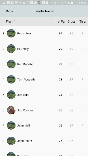 Baixe o EZ Golf League: O Melhor Gerenciador de Ligas de Golfe - Screenshot 2