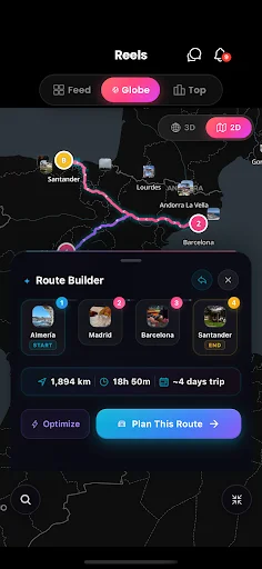 Tourific: Planejador de Viagens IA – Crie Roteiros Incríveis - Screenshot 4