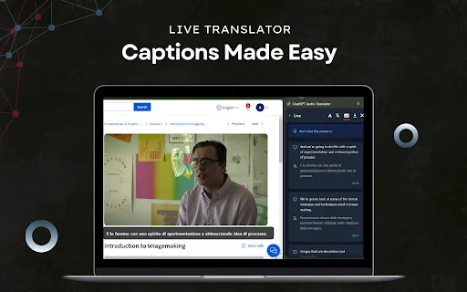 ChatGPT Audio Translator: Legendas e Tradução em Tempo Real - Screenshot 2