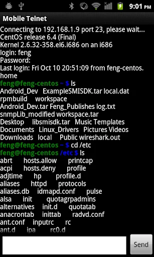 Mobile Telnet: Conectividade Remota Prática para Android - Screenshot 1