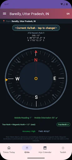 Barelvi Prayer Times: Horários de Oração Precisos – Baixe Já - Screenshot 5