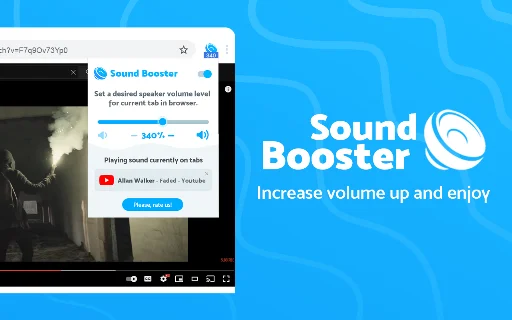 Sound Booster: Aumente o Volume do Navegador em até 600% - Screenshot 1