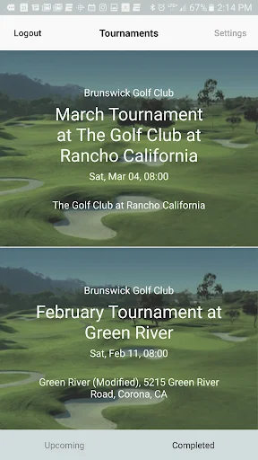Baixe o EZ Golf League: O Melhor Gerenciador de Ligas de Golfe - Screenshot 1