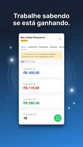 Roda Lucro: Gestão Financeira Simples para Motoristas de App - Screenshot 7
