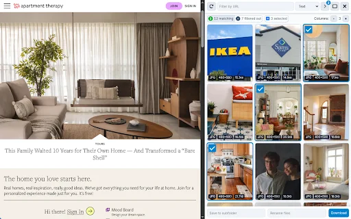 Image Downloader: Baixe Fotos em Massa no Chrome – Grátis - Screenshot 4