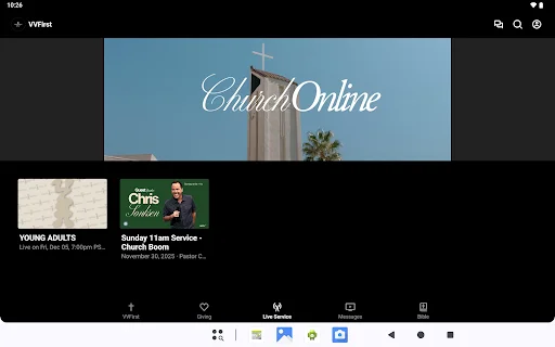 Baixe o VVFirst APK: Conecte-se com a sua Comunidade Religiosa - Screenshot 11