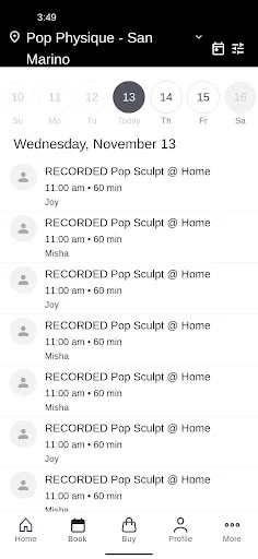 Baixar Pop Physique: Reserve Aulas de Fitness Facilmente - Screenshot 2