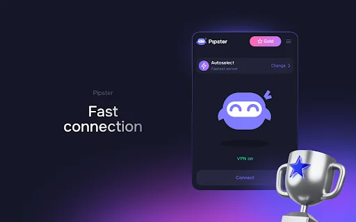 Pipster VPN: Navegação Segura, Rápida e Ilimitada no Chrome - Screenshot 2