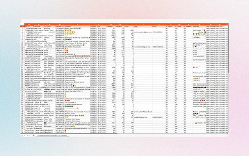 ICommentExporter: Exporte Comentários do Instagram para Excel CSV - Screenshot 3