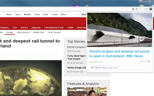 Wallabagger: Salve Artigos e Páginas da Web para Ler Depois - Screenshot 1