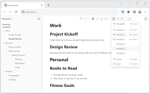 Notes – Quick Tab Notepad: Bloco de Notas Rápido e Seguro - Screenshot 2