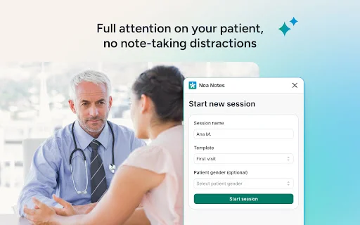 Noa Notes by Docplanner: Assistente de Notas Médicas com IA - Screenshot 1