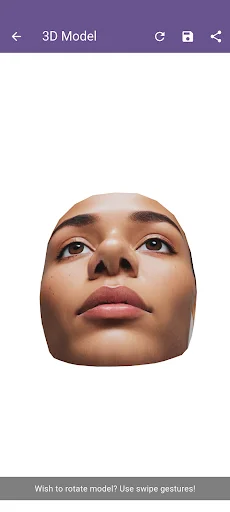 Baixar 3D Face Model Maker – Crie Modelos 3D do Seu Rosto Grátis - Screenshot 2