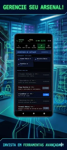 Download HackOs: Hacker Simulator – Melhores Desafios Digitais - Screenshot 6