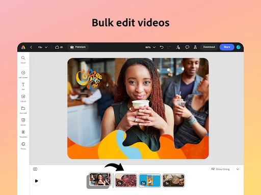 Adobe Express: Edição de Fotos e Vídeos AI – Baixe Agora Grátis - Screenshot 11