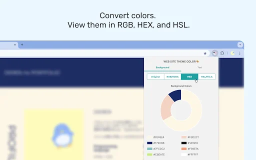 GET WEB SITE THEME COLOR – Extraia Cores de Sites Rapidamente - Screenshot 4