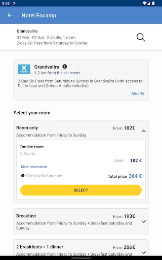 Esquiades.com: Reserve Hotéis e Passes de Esqui na Europa - Screenshot 13