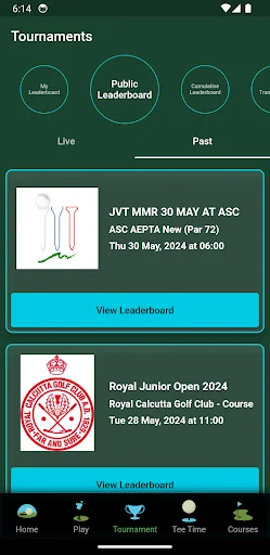 Download Online Golf App 6.2.6 – Gestão de Golfe Online Grátis - Screenshot 1