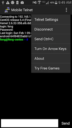 Mobile Telnet: Conectividade Remota Prática para Android - Screenshot 12